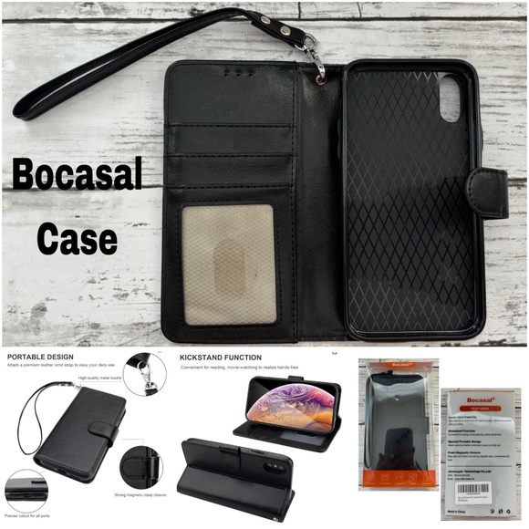 2 Black Phone Cases for iPhone X - Picture 3 of 5